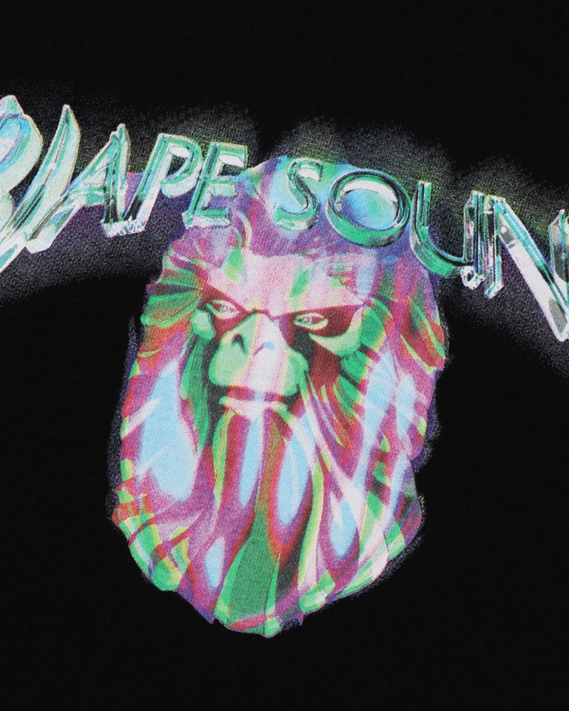 T Shirts Bape Sounds Noir Homme | TUN-56320827